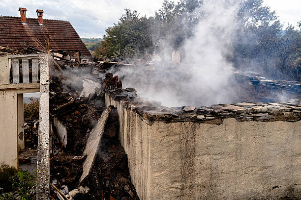 Professional Fire Damage Removal technician working in New Richmond, WI